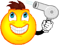 A lice-free smiley face, photo courtesy of Microsoft Clip Art.